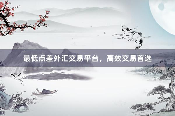 最低点差外汇交易平台，高效交易首选
