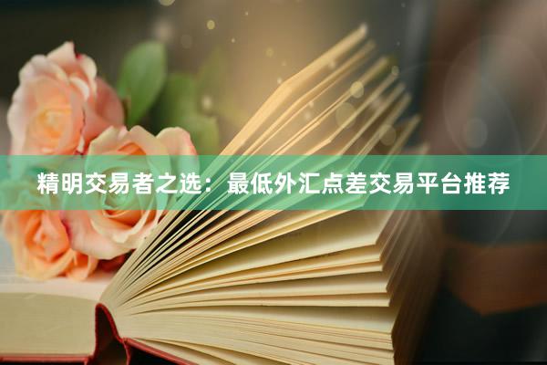 精明交易者之选：最低外汇点差交易平台推荐