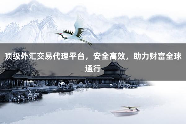顶级外汇交易代理平台，安全高效，助力财富全球通行