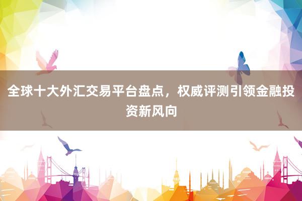 全球十大外汇交易平台盘点，权威评测引领金融投资新风向
