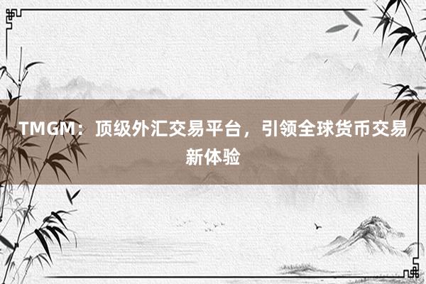 TMGM：顶级外汇交易平台，引领全球货币交易新体验