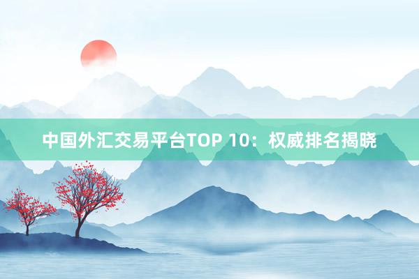中国外汇交易平台TOP 10：权威排名揭晓