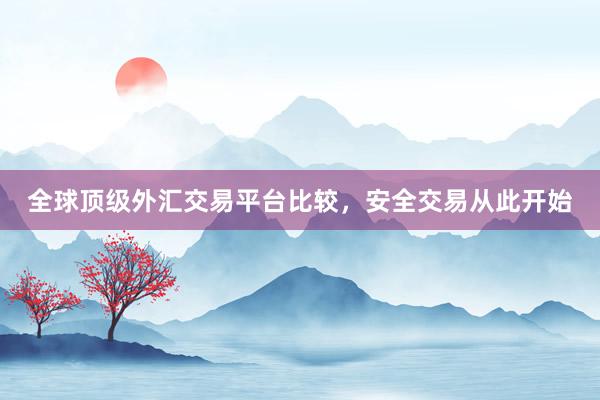 全球顶级外汇交易平台比较，安全交易从此开始